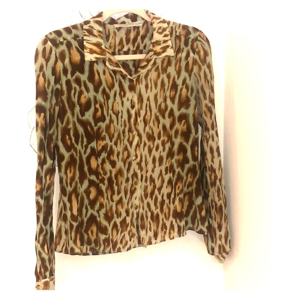 Christian Dior silk blouse